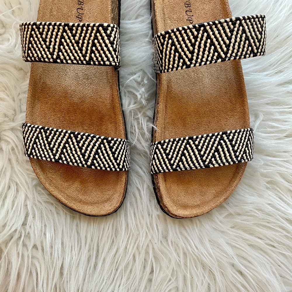 LAST FEW Aztec Tribal Woven Banded Footbed Sandals - Picture 5 of 16